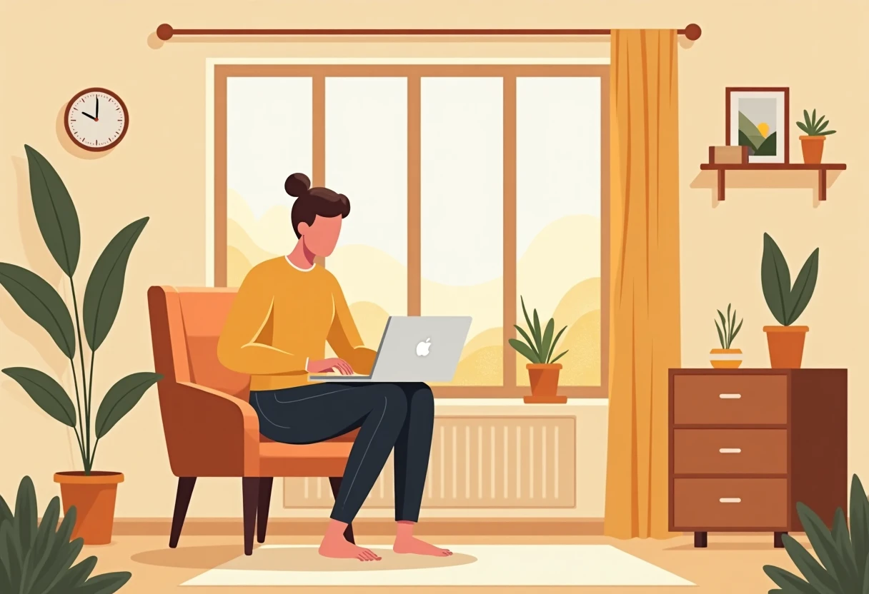 Remote work ambiance