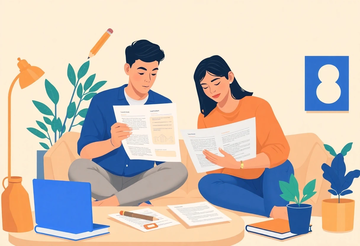 Reviewing loan options