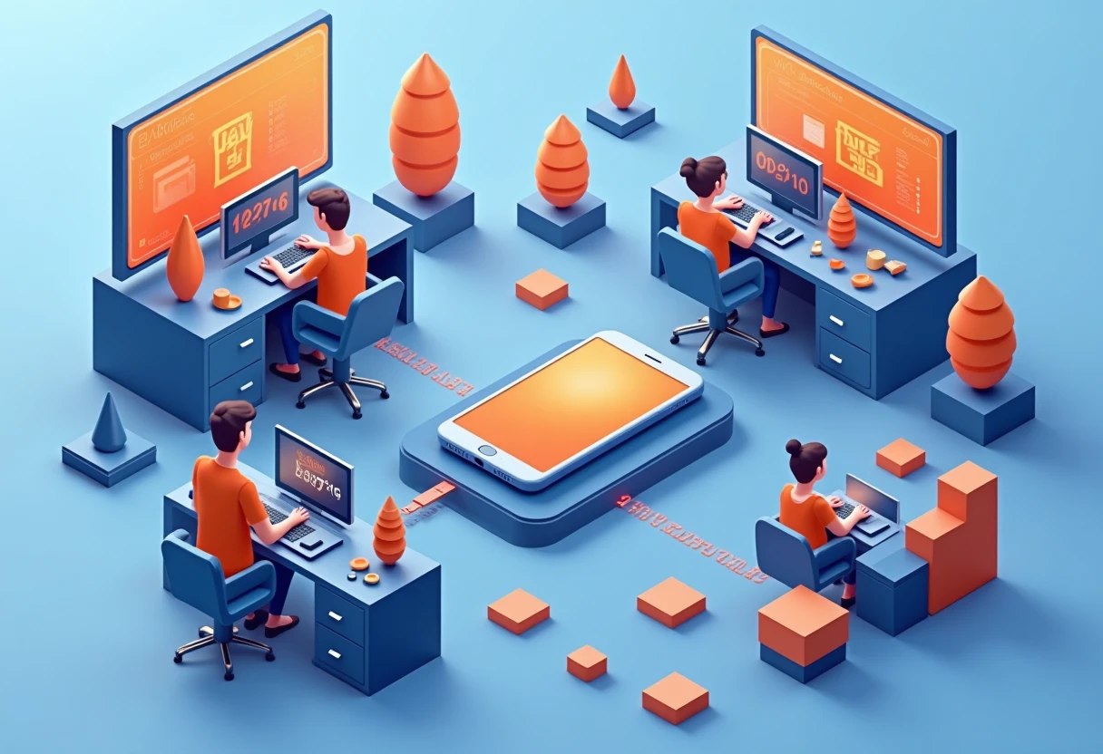 Data transfer illustration