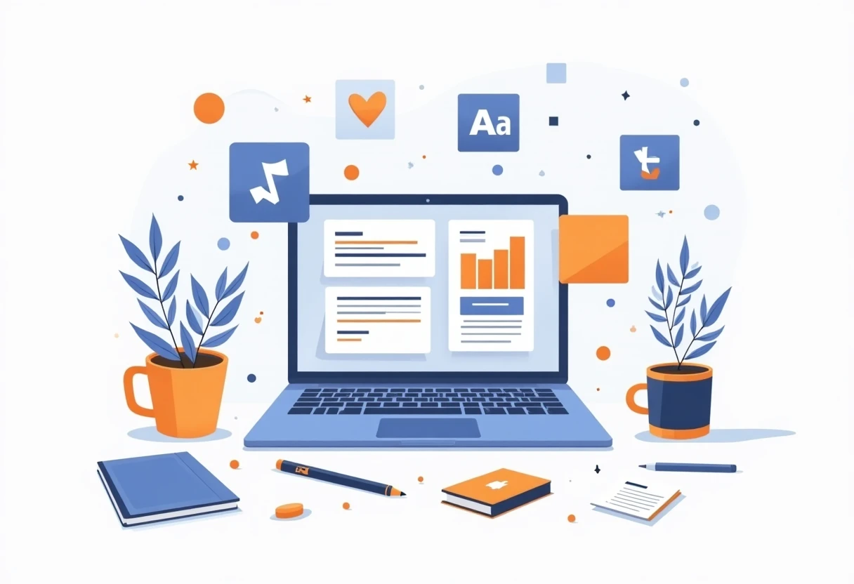 Workspace with productivity apps
