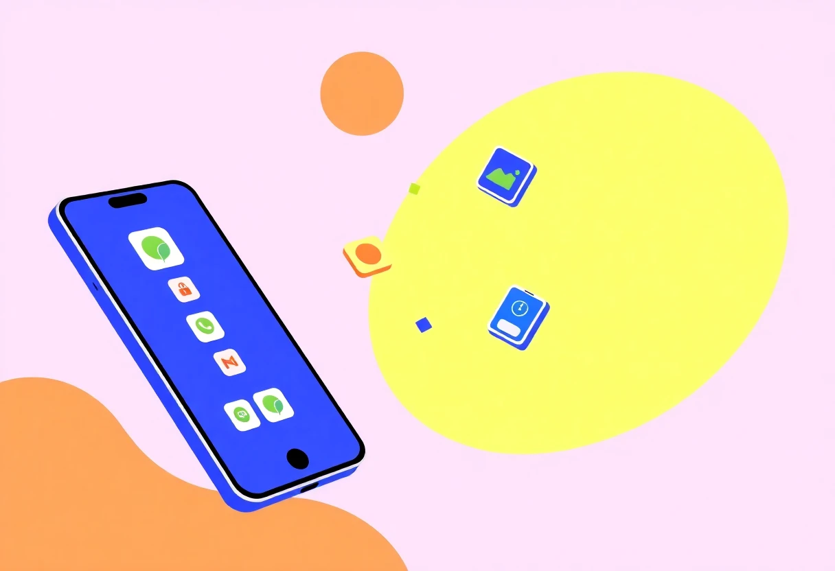 Abstrakte App-Symbole