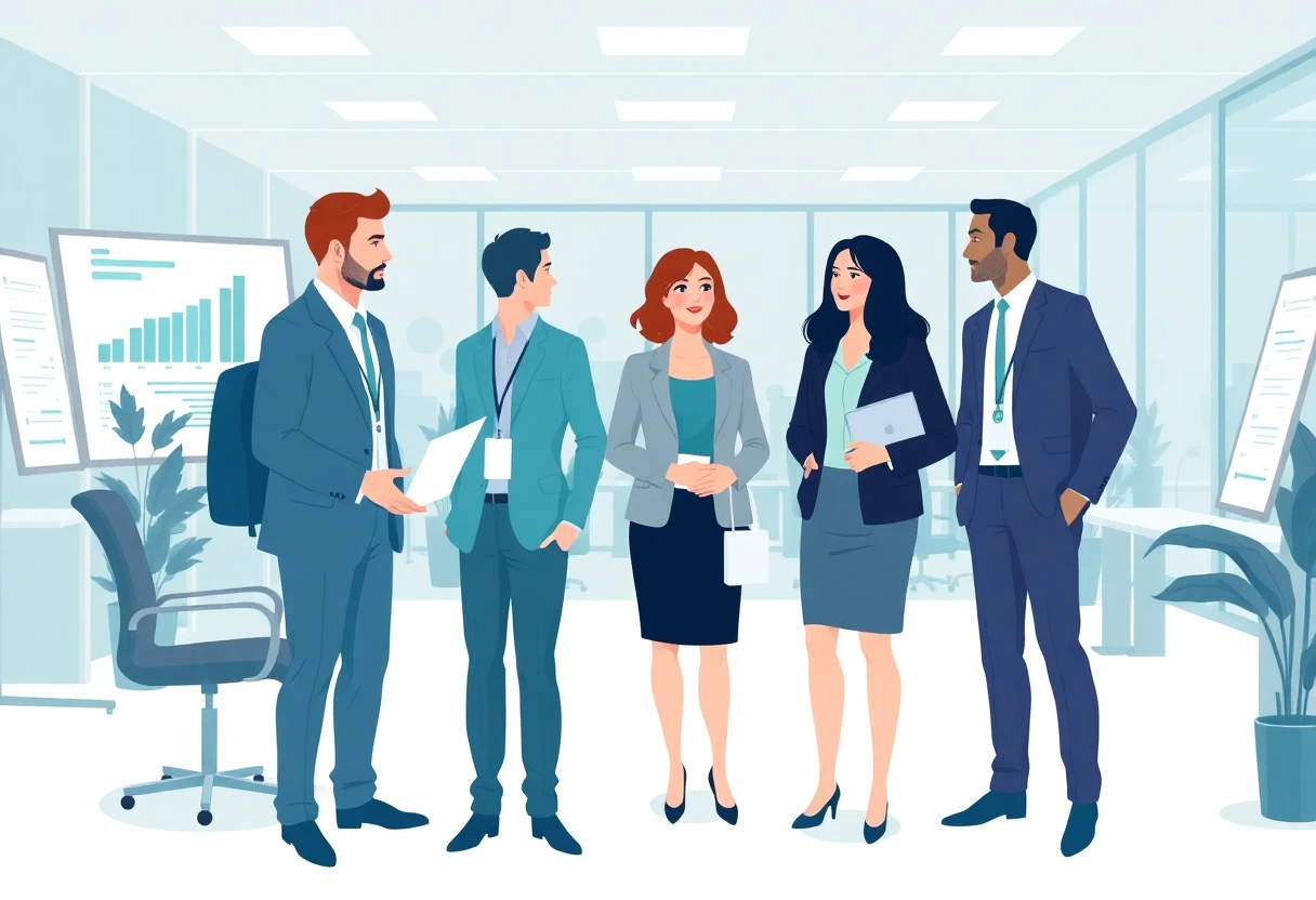 Growth-focused team meeting