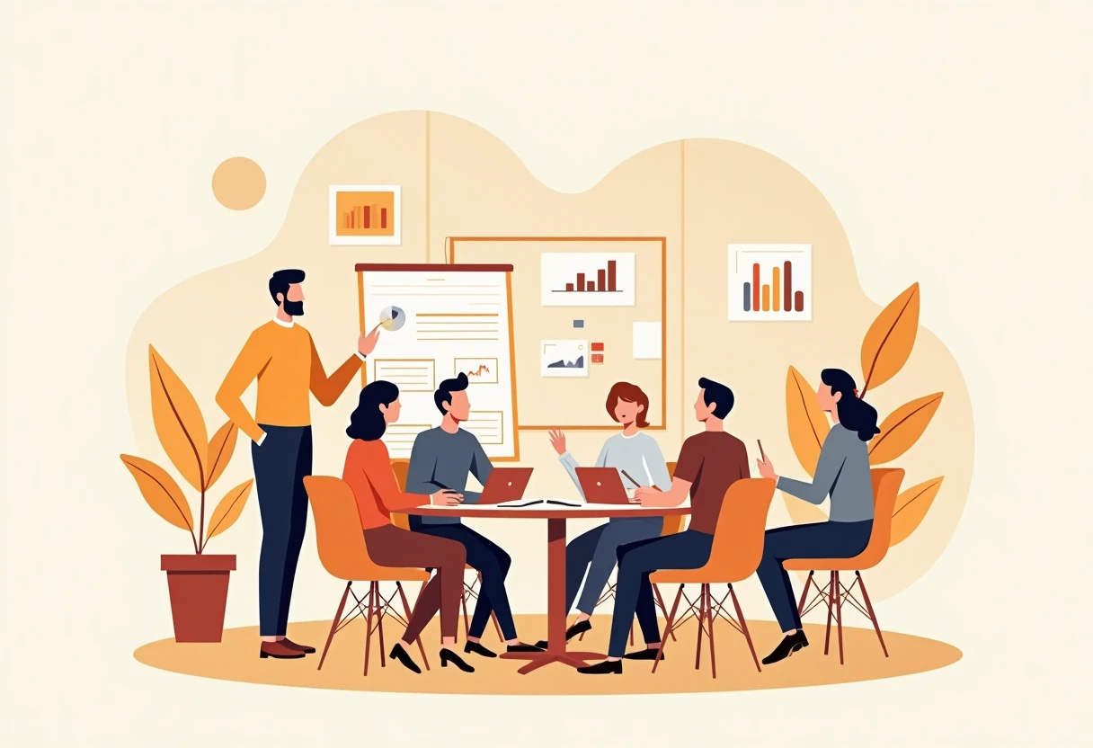 Team brainstorming project management strategies