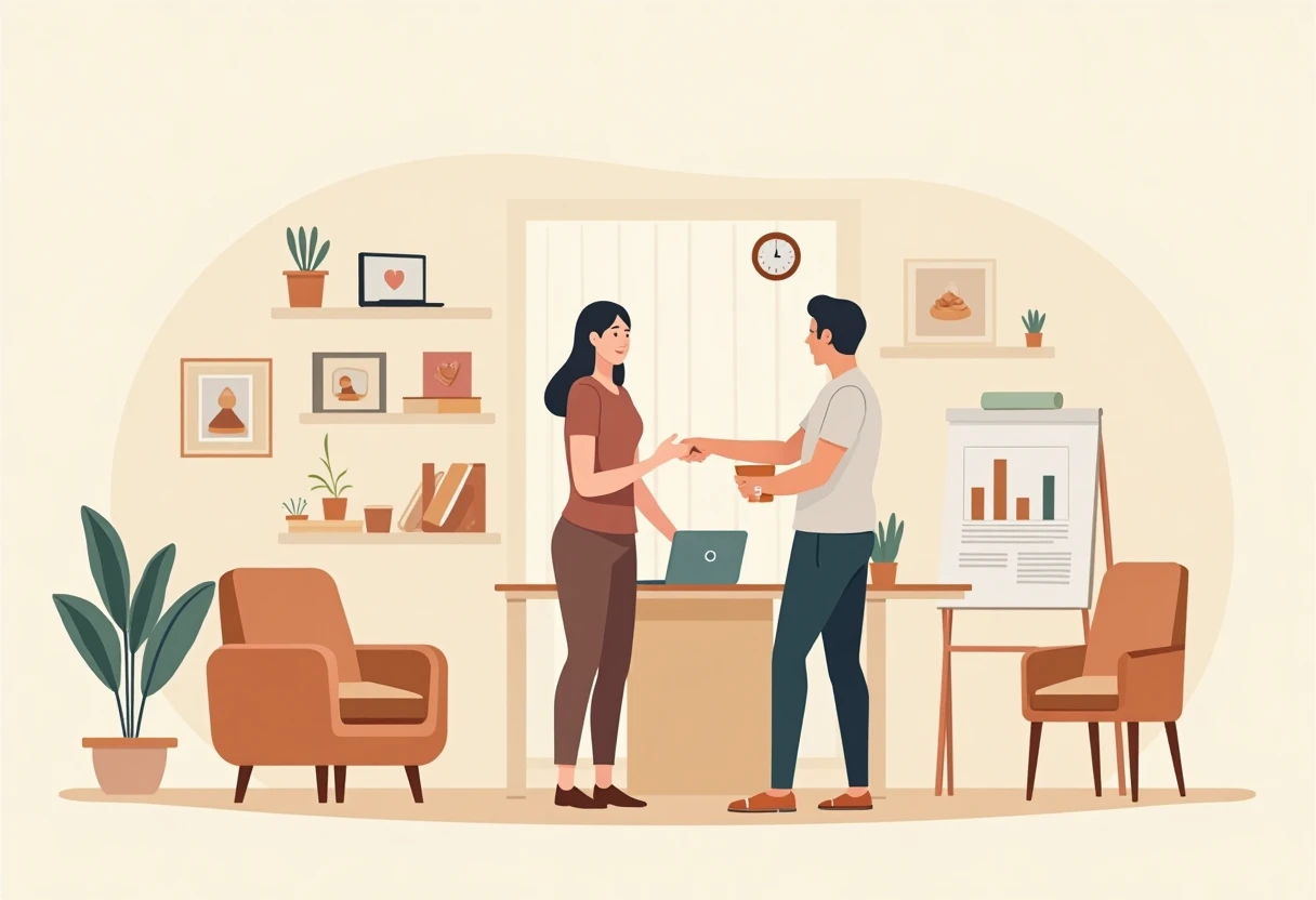 Espacio de trabajo en servicio al cliente