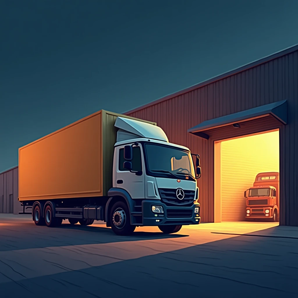 Camion de livraison