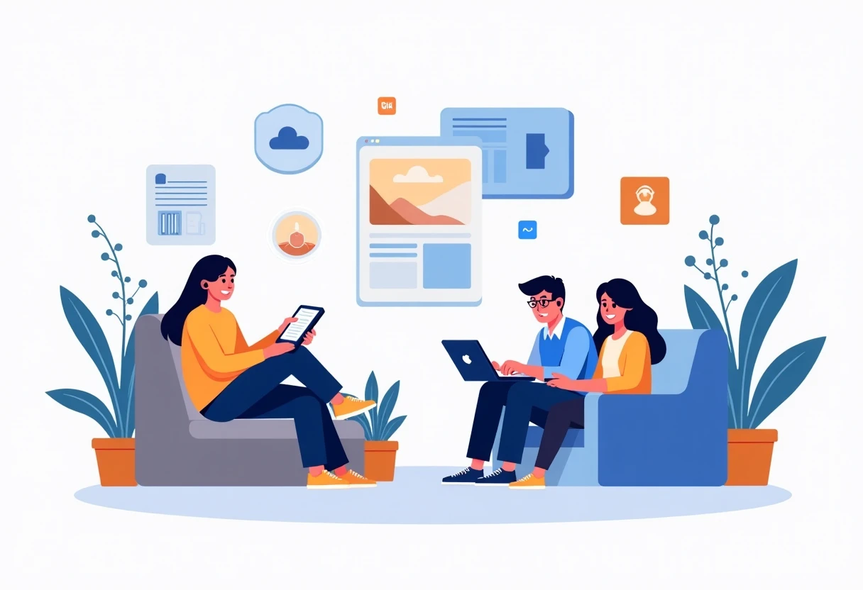 Probando apps de acompañamiento en un ambiente informal