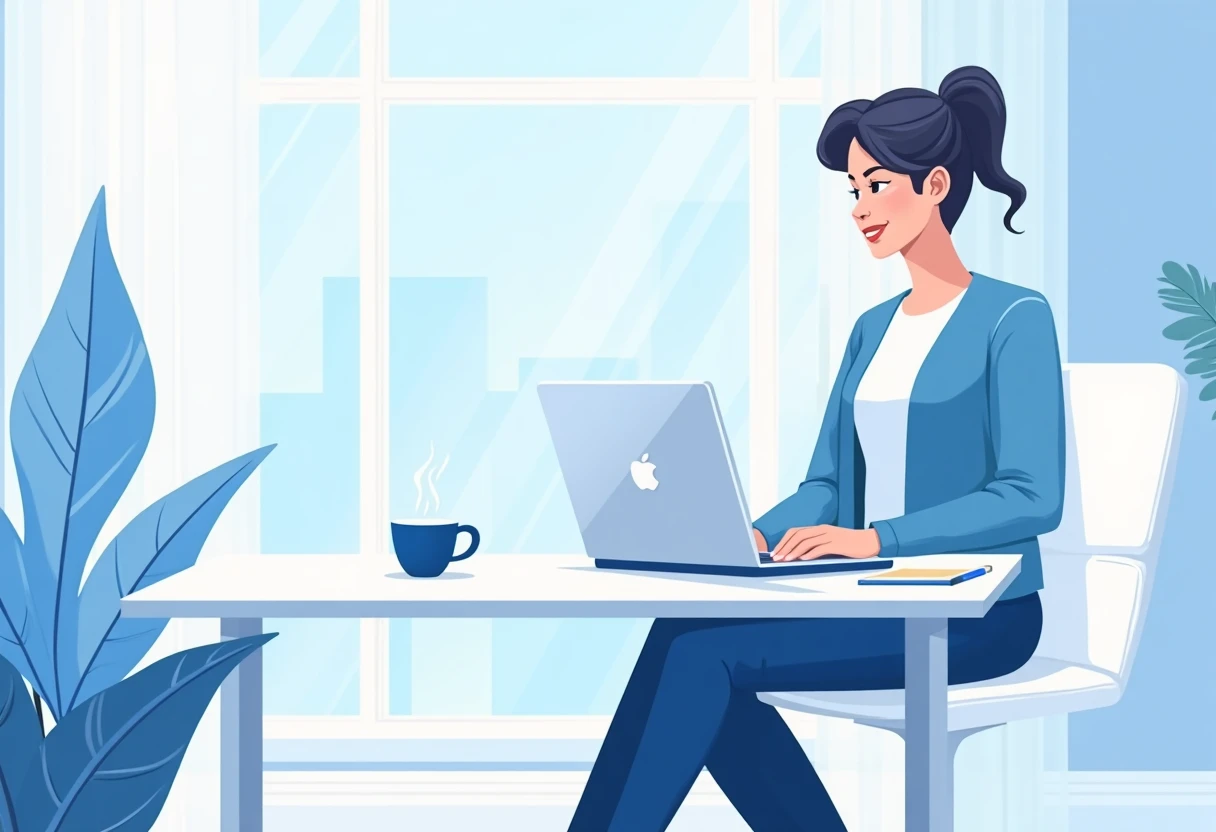 Remote work setup