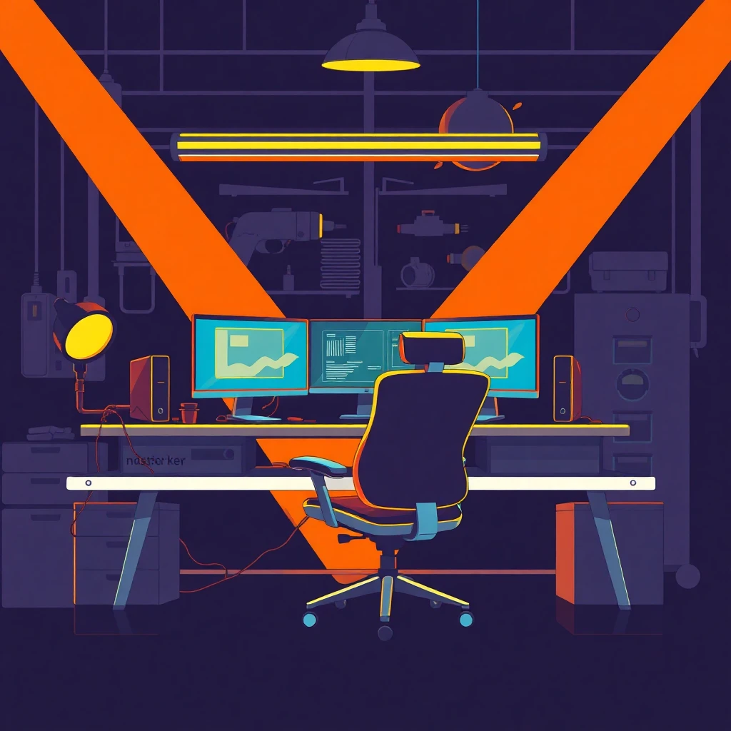 Remote work setup