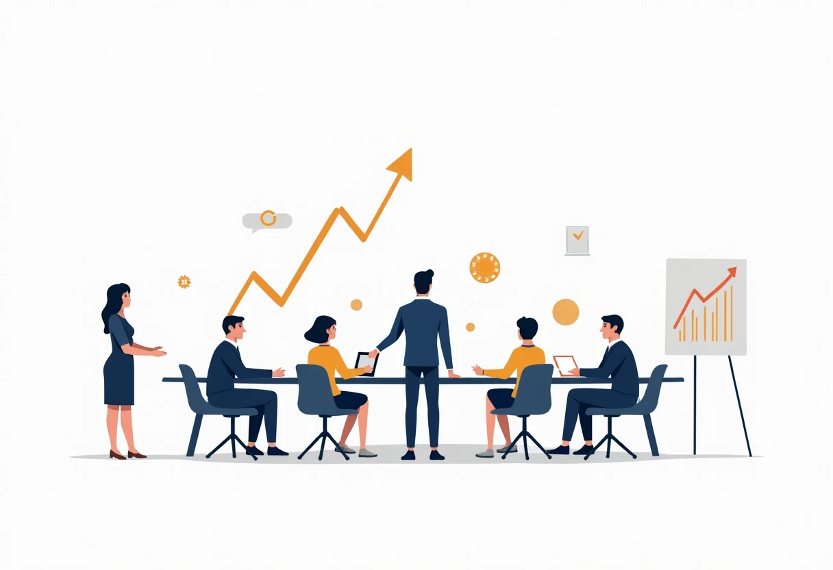 Teamarbeit im modernen Büro