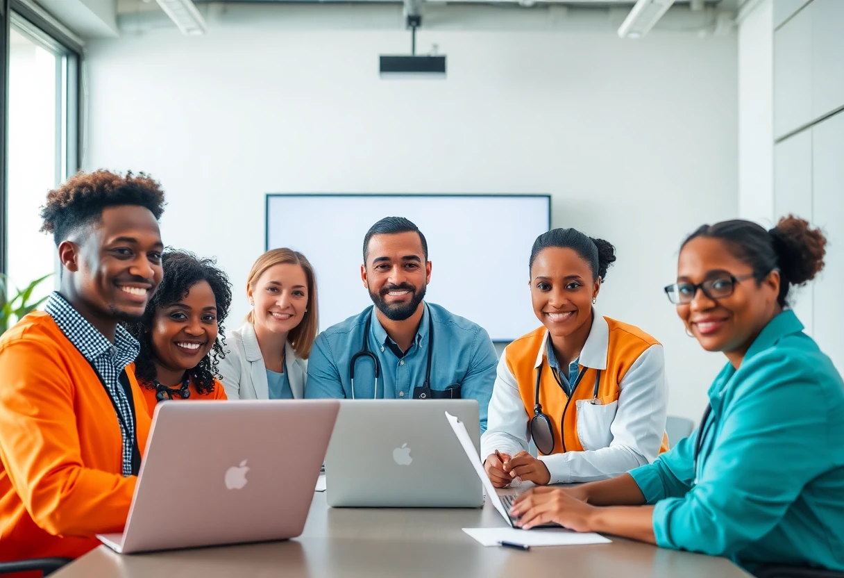 Remote-Arbeiter in einem virtuellen Meeting