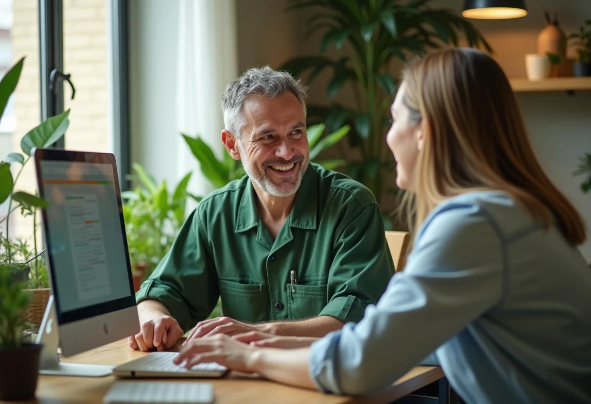 Discussing remote work options