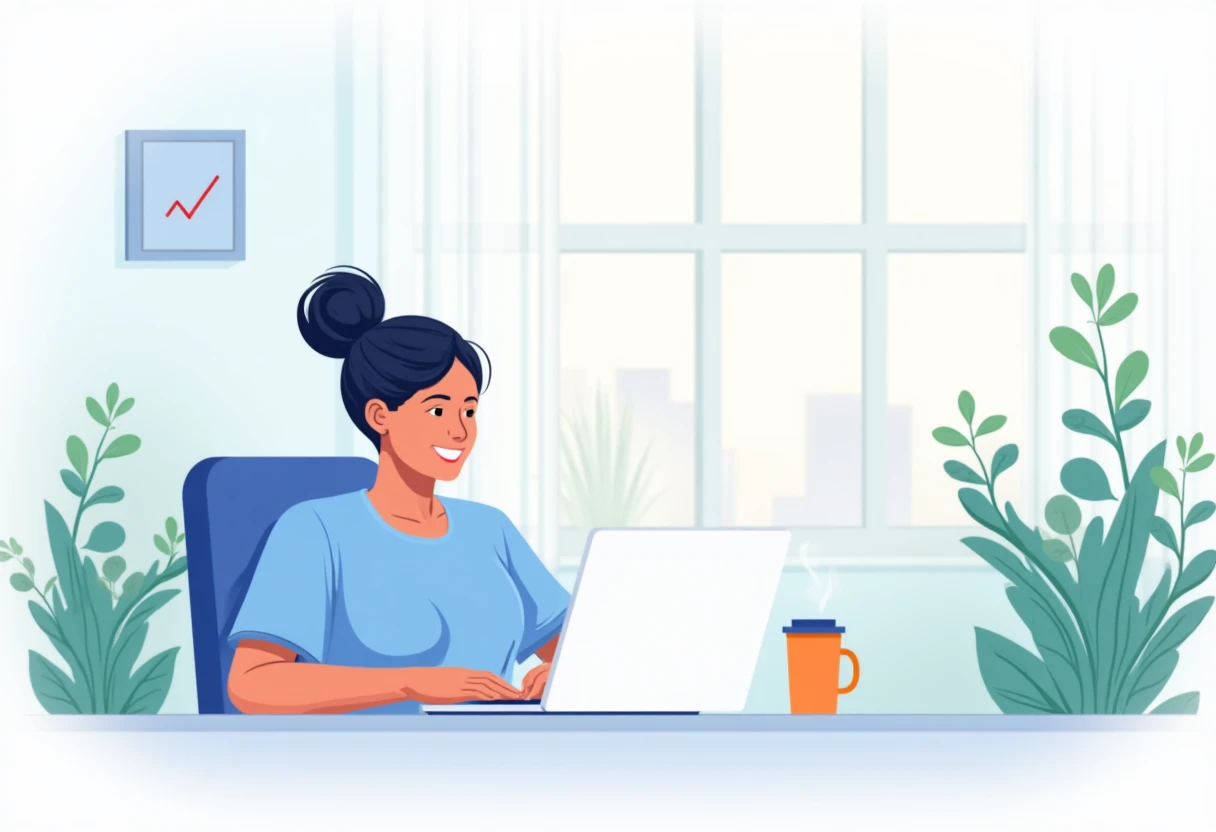 Remote work setup