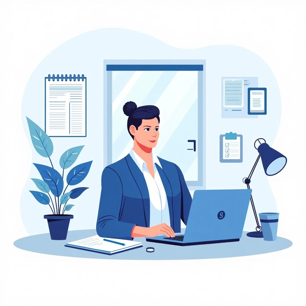 Remote work setup