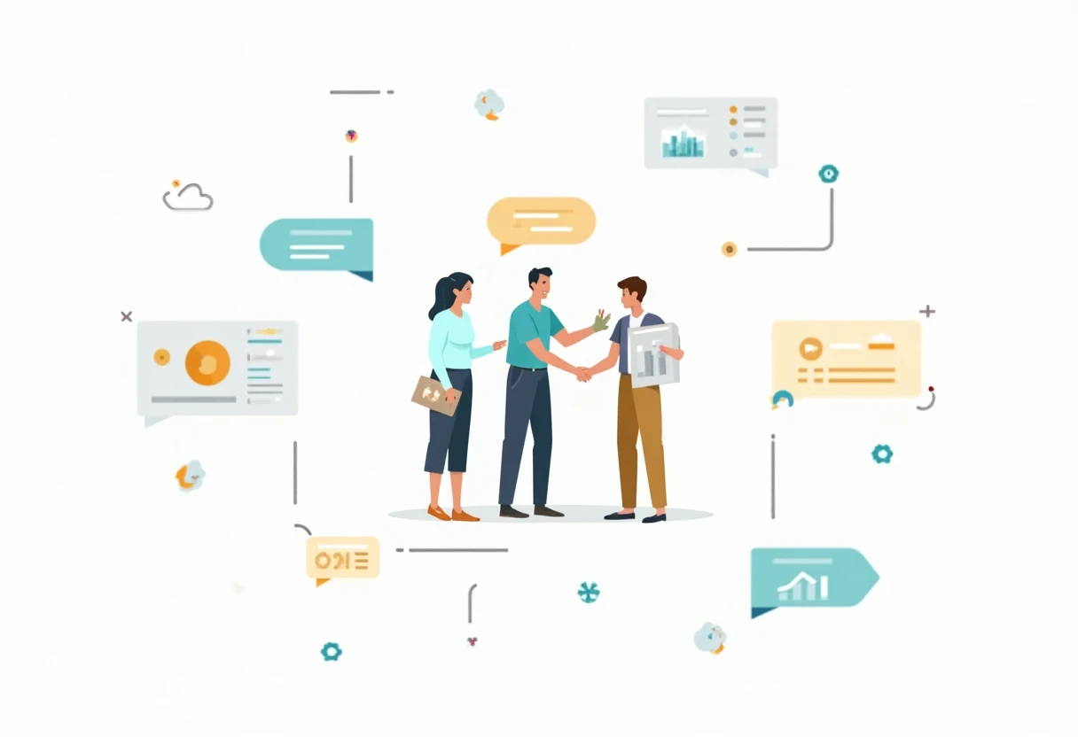 Client service roles illustration