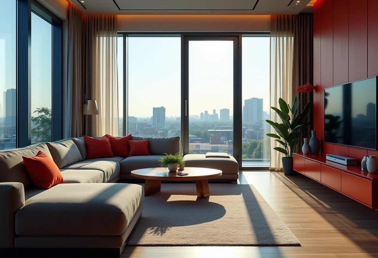 منظر لأبراج سكنية في الرياض