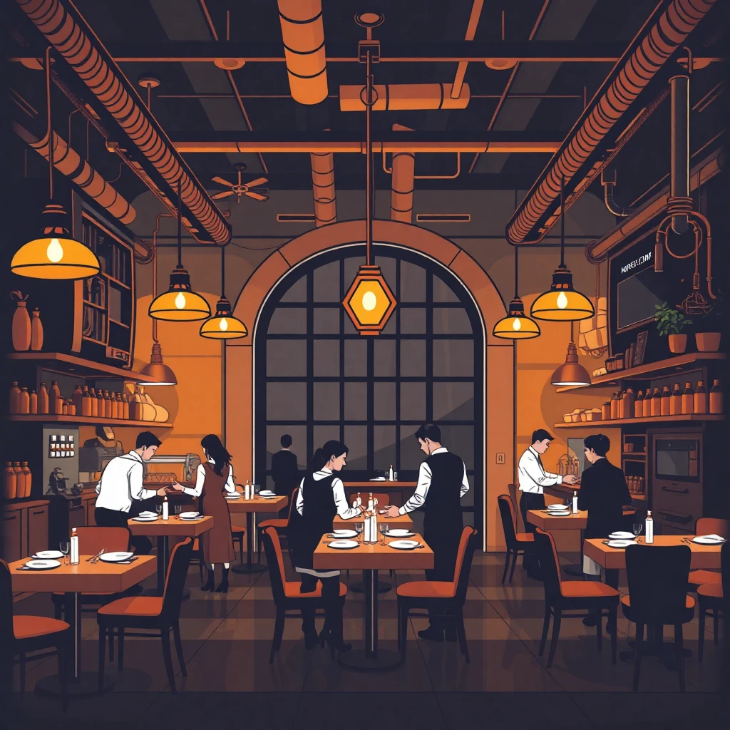 Premium restaurant job environment