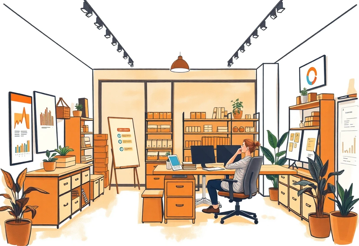 Flexible retail work environment