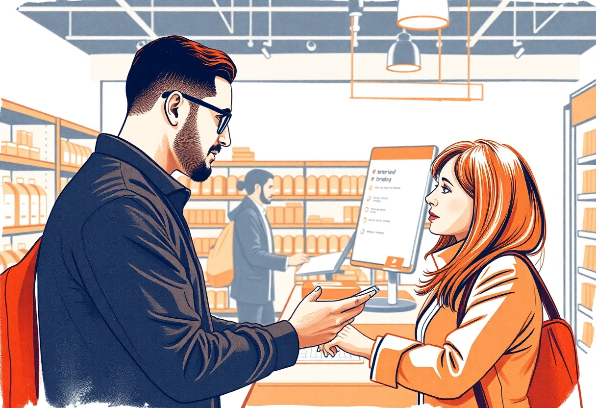 Customer service interaction