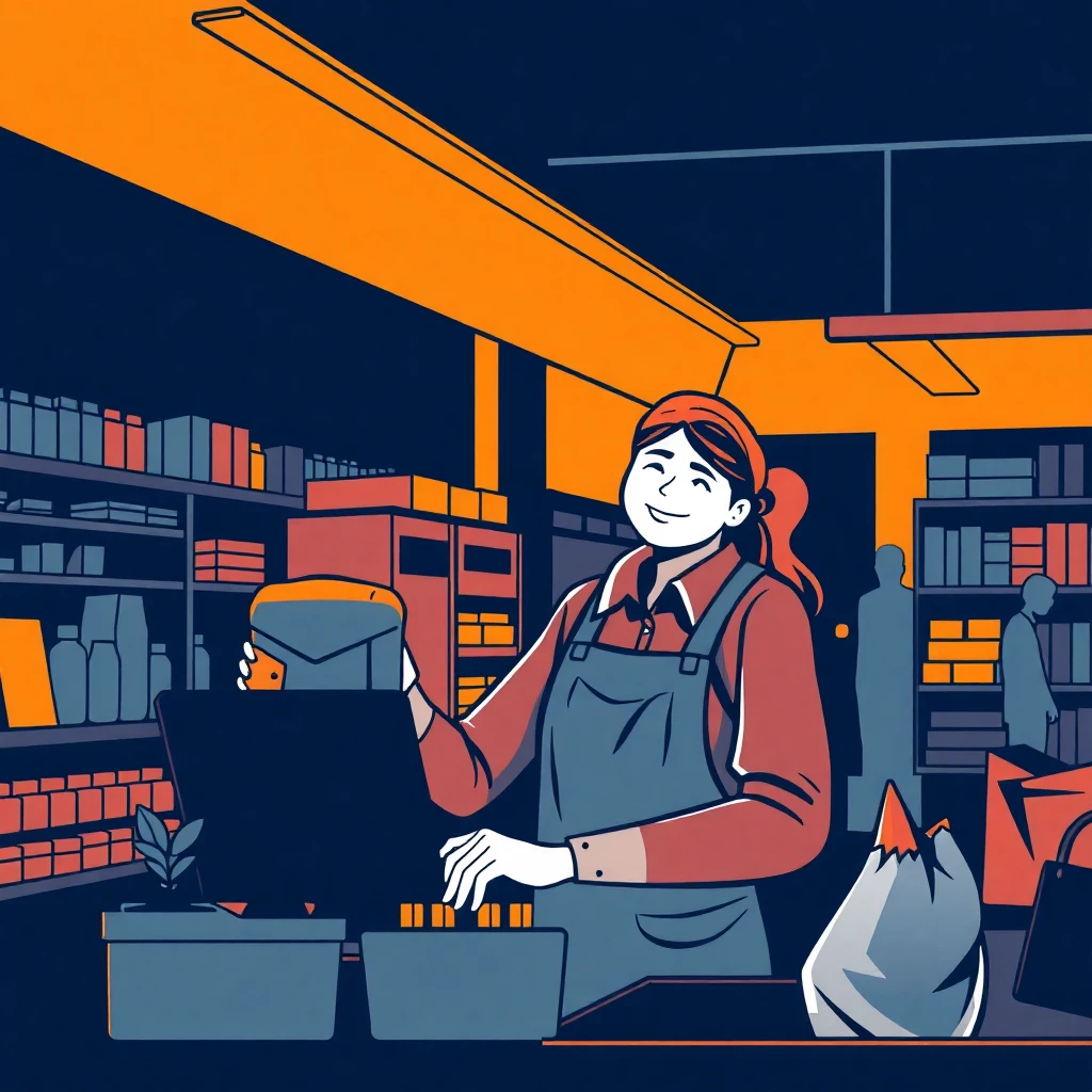 Flexible retail worker