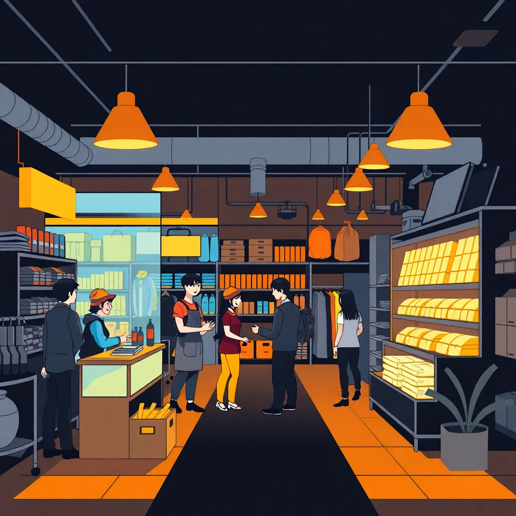 Engaging retail environment