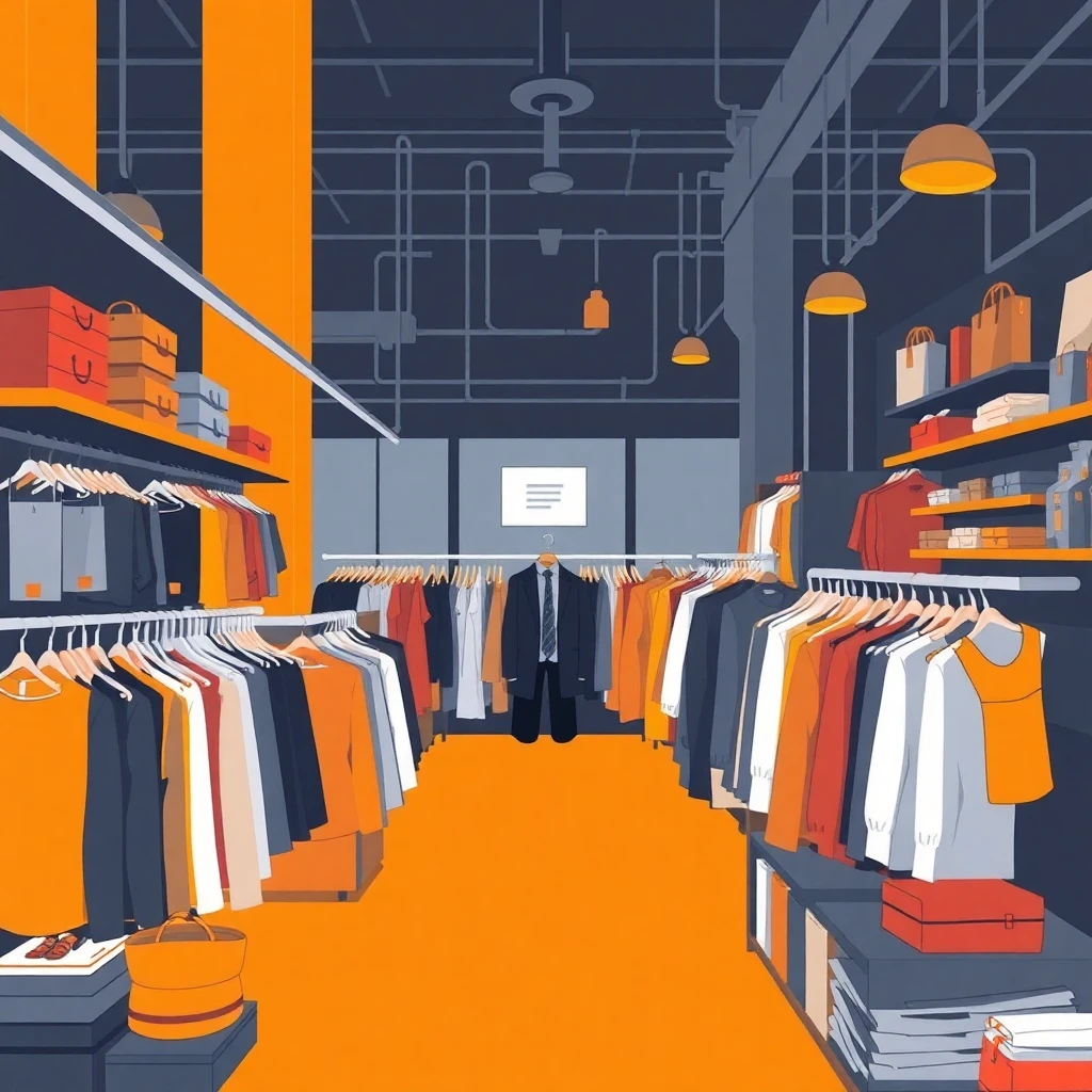 Fashion retail setting