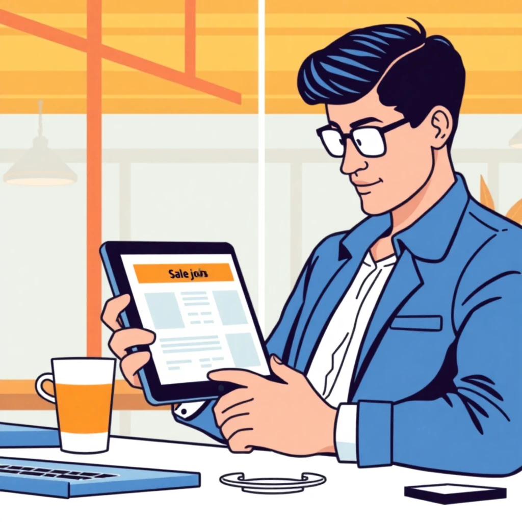 Reviewing sales job offers