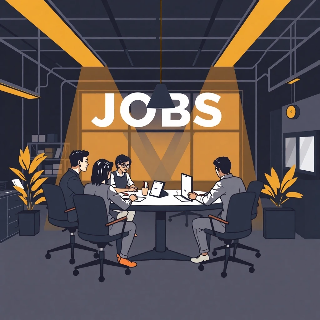 Team meeting for career growth