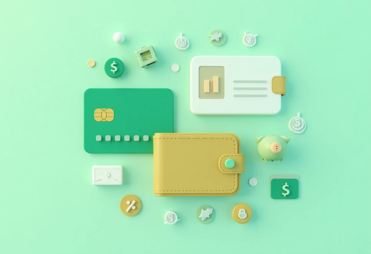 Travel rewards card illustration