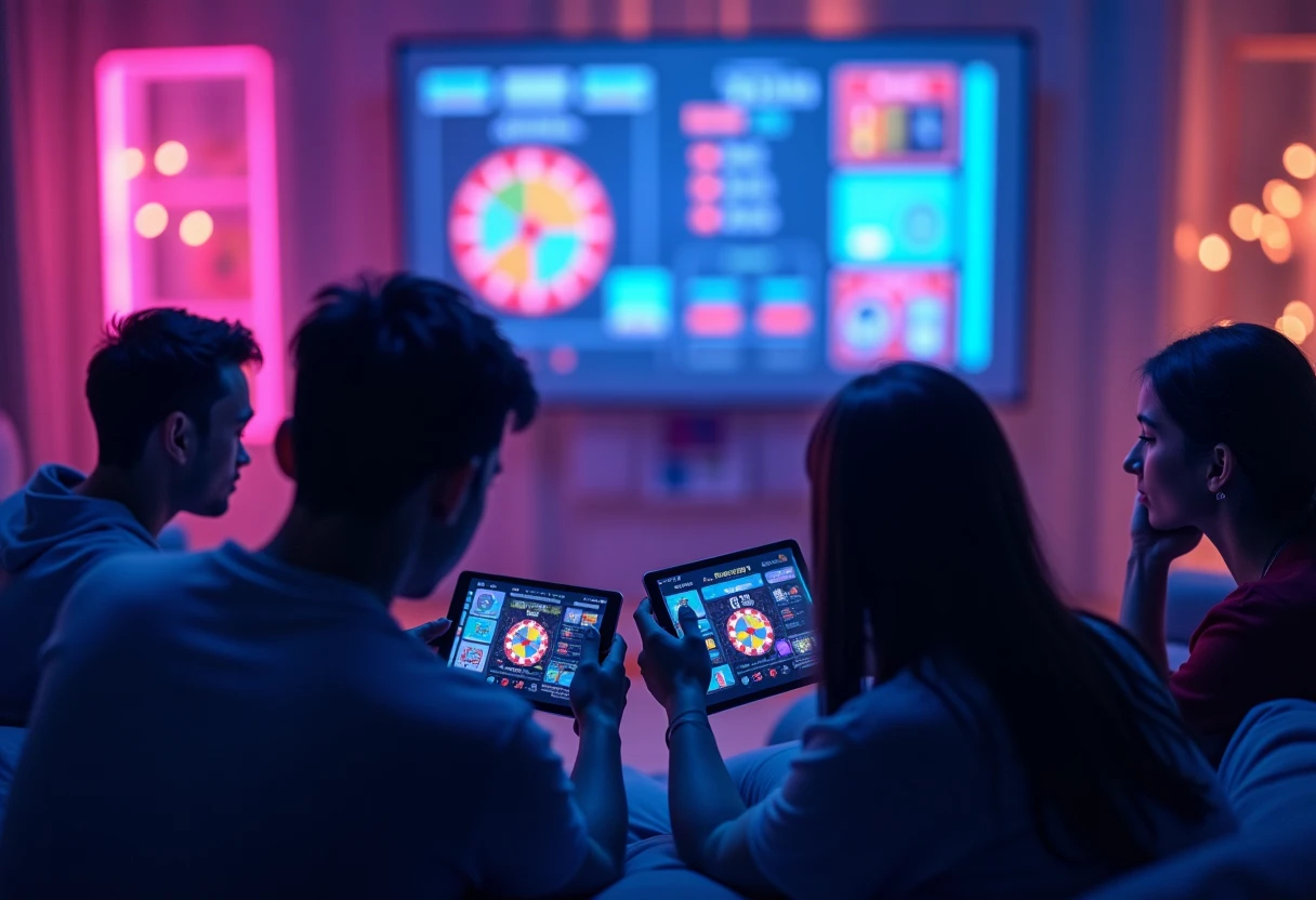 Interactive gaming with friends