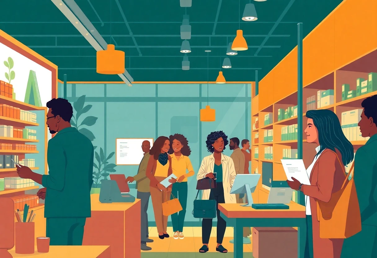 Retail sales environment