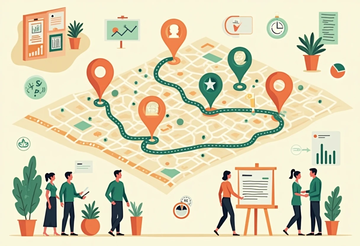 Map of sales job opportunities
