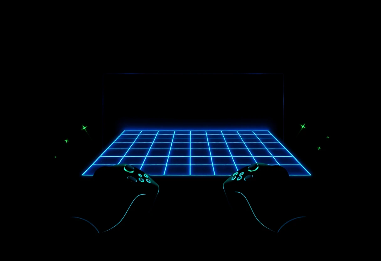 Illustrazione di scelta di gioco mobile