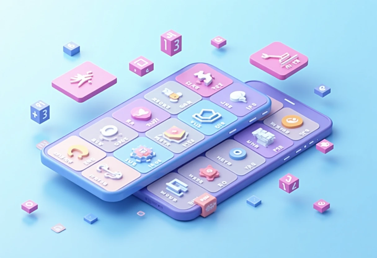 Variety in mobile gaming apps