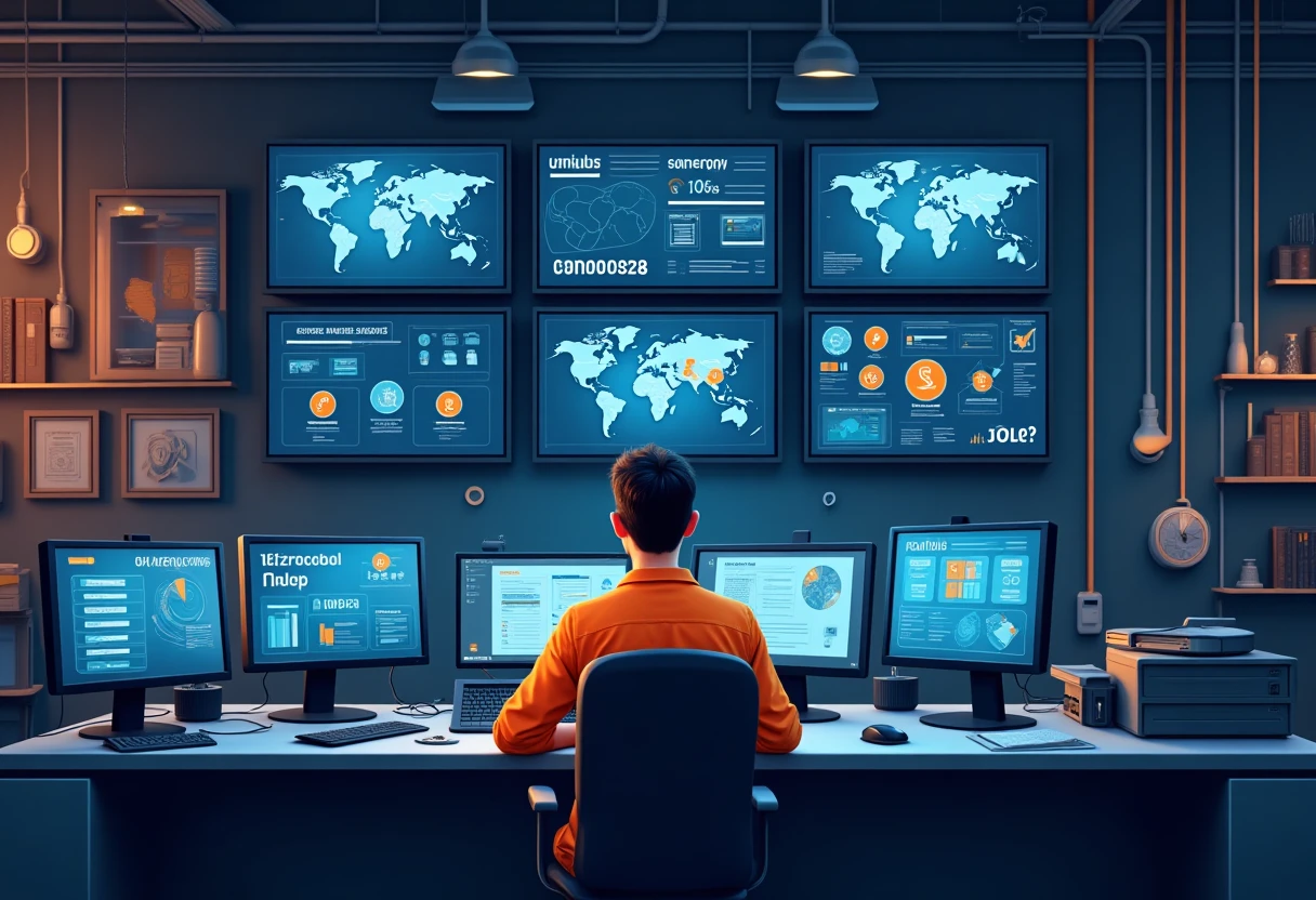 High-tech security monitoring