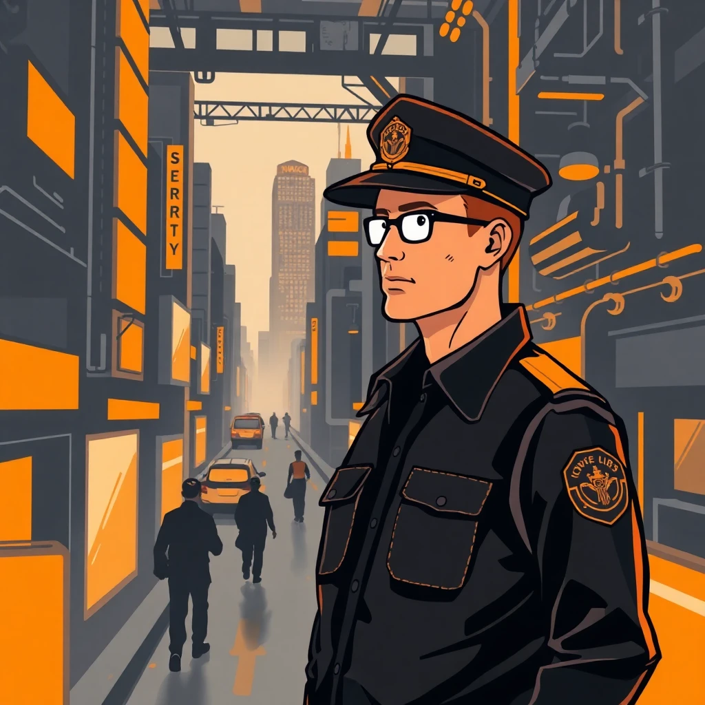 Security officer on duty