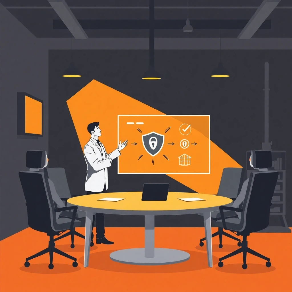 Advanced security consultant in action