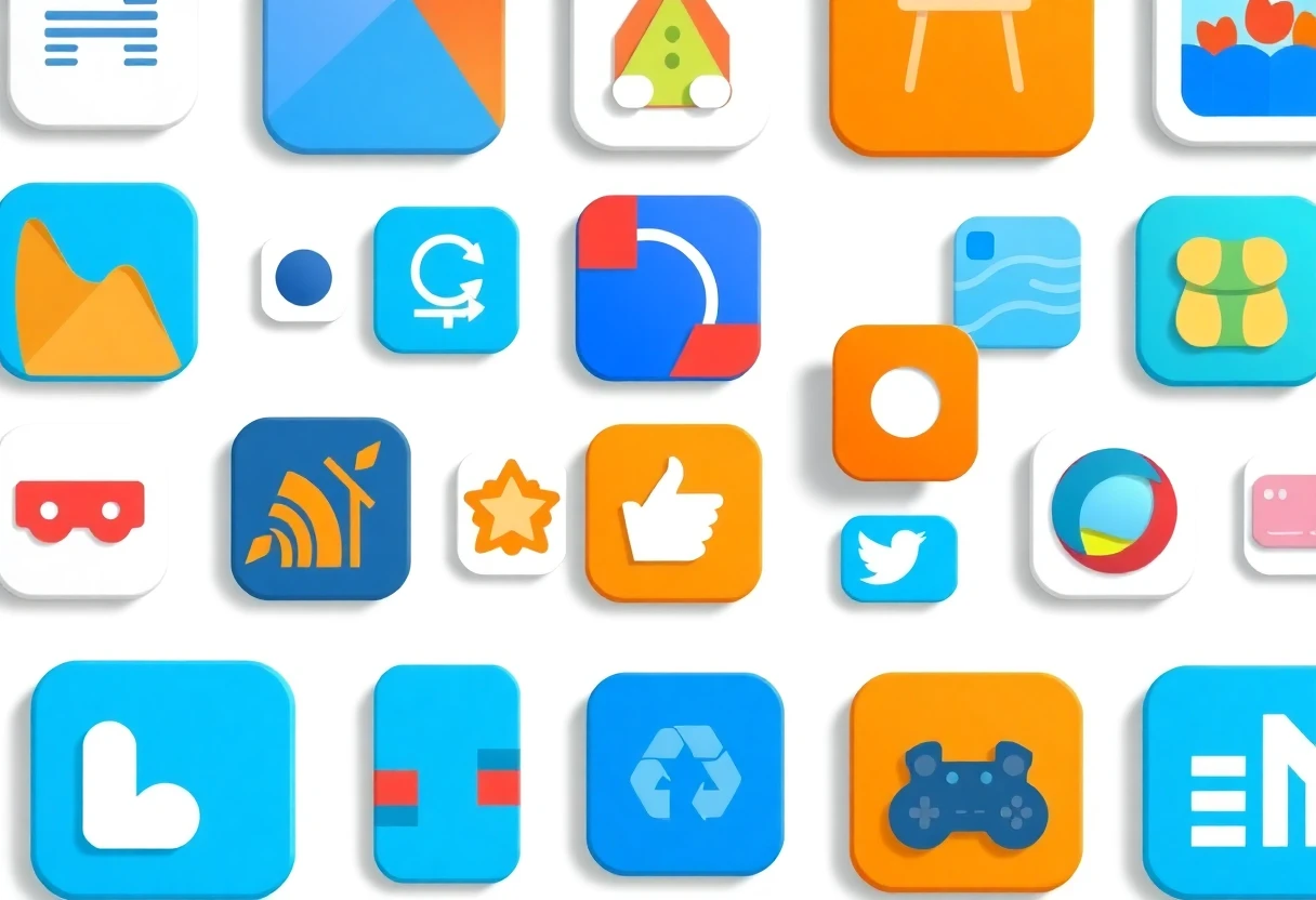 Top shopping app icons