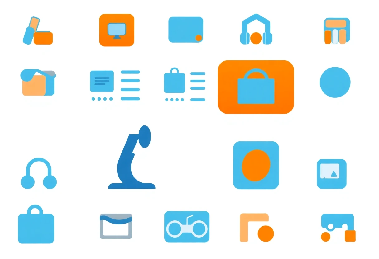 Premium shopping app icon