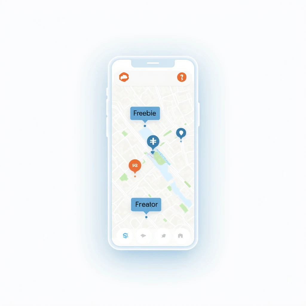 Local freebie app interface
