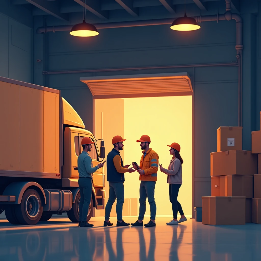 Delivery drivers planning routes