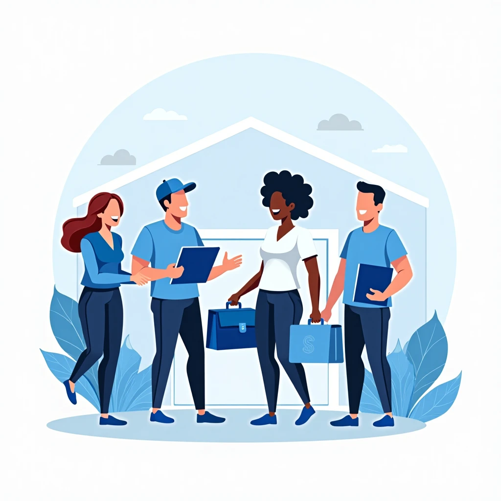 Teamwork in delivery jobs