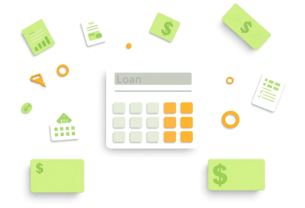 Loan calculator illustration
