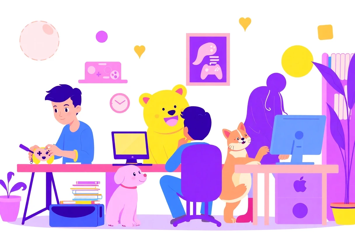 Digital community sharing content