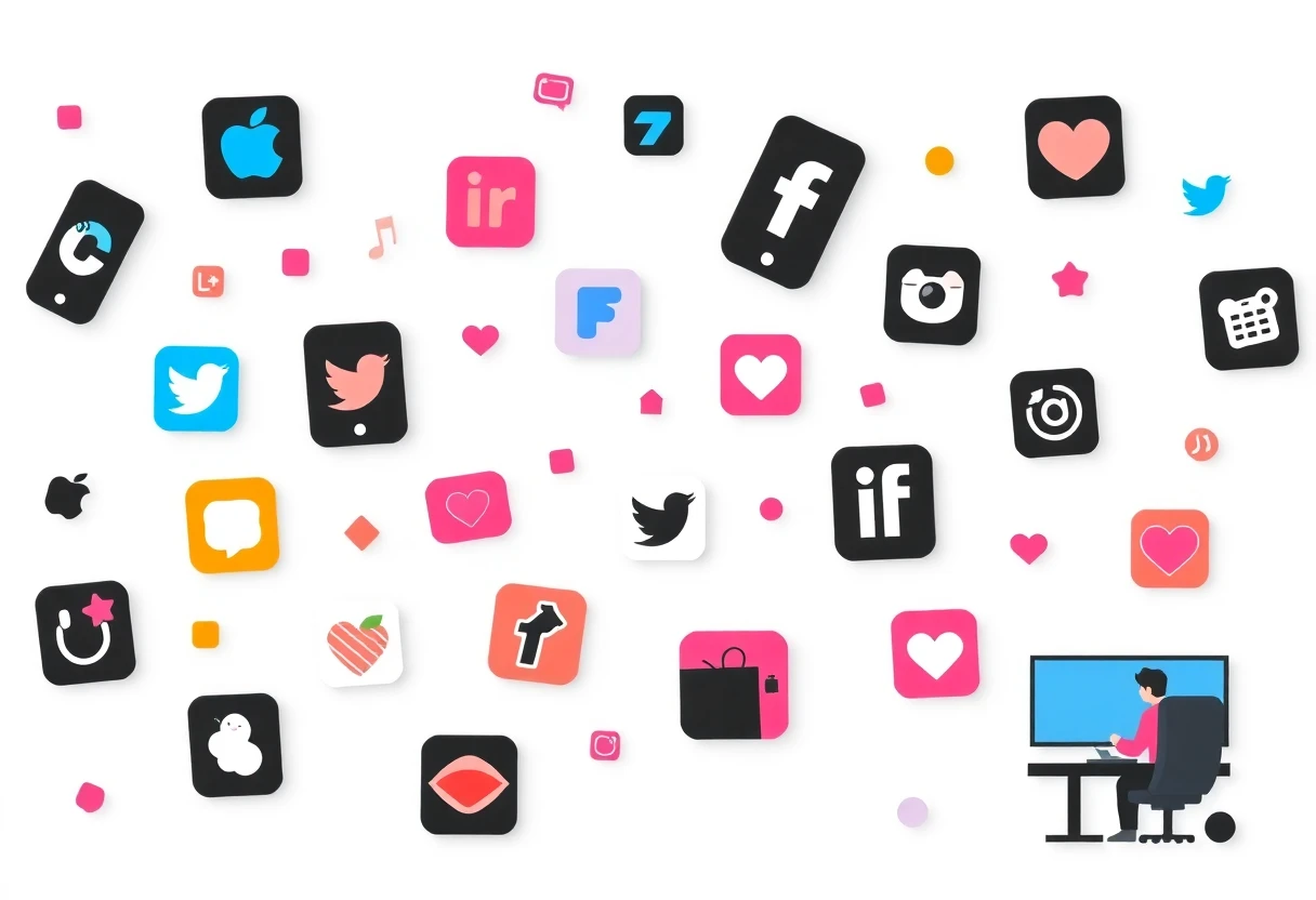 Diverse social media platforms