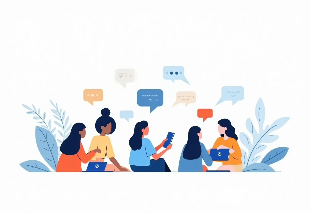Community discussion online