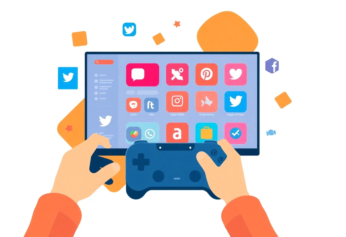 Social media app comparison