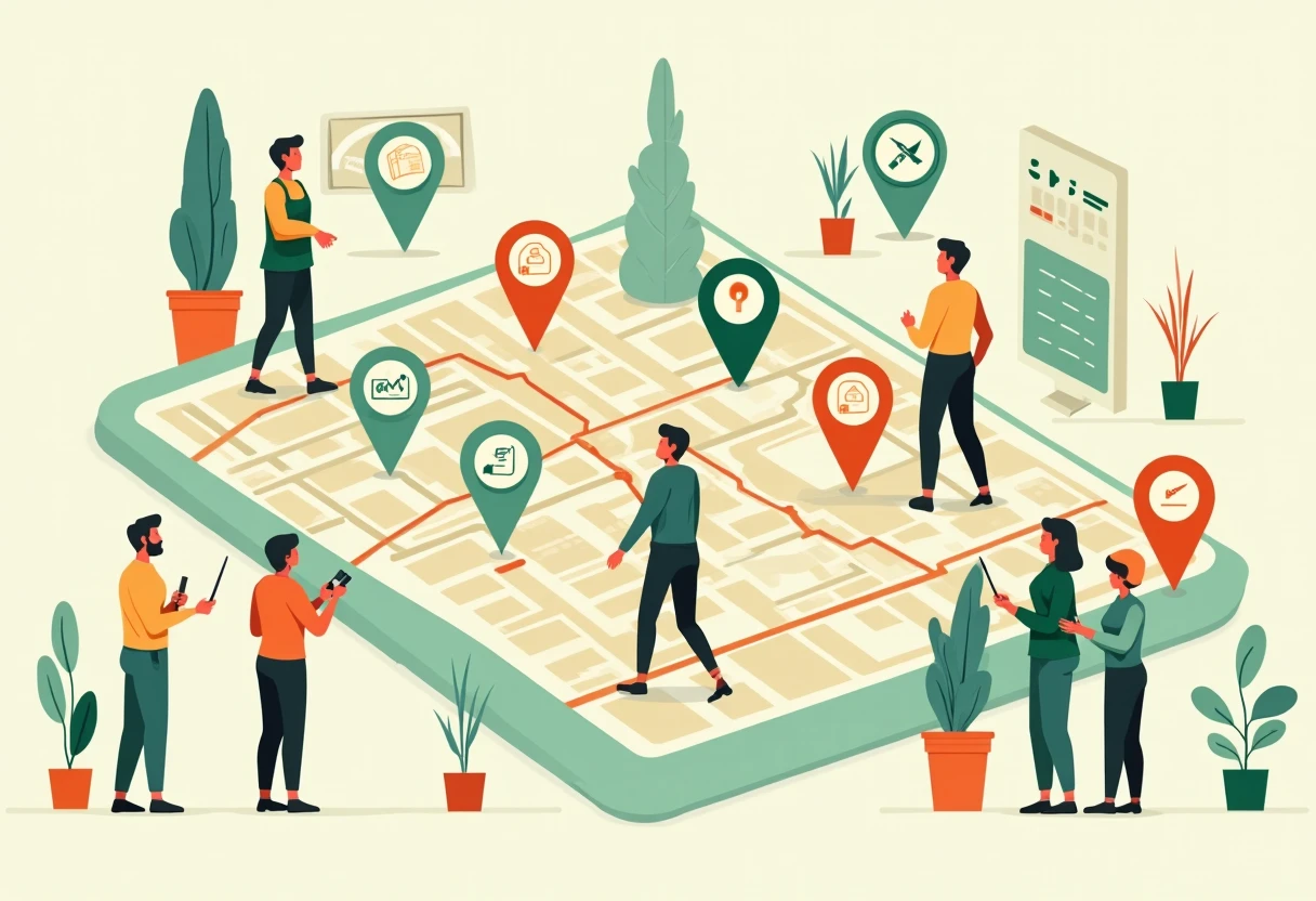 Map of software engineering jobs in Arnhem