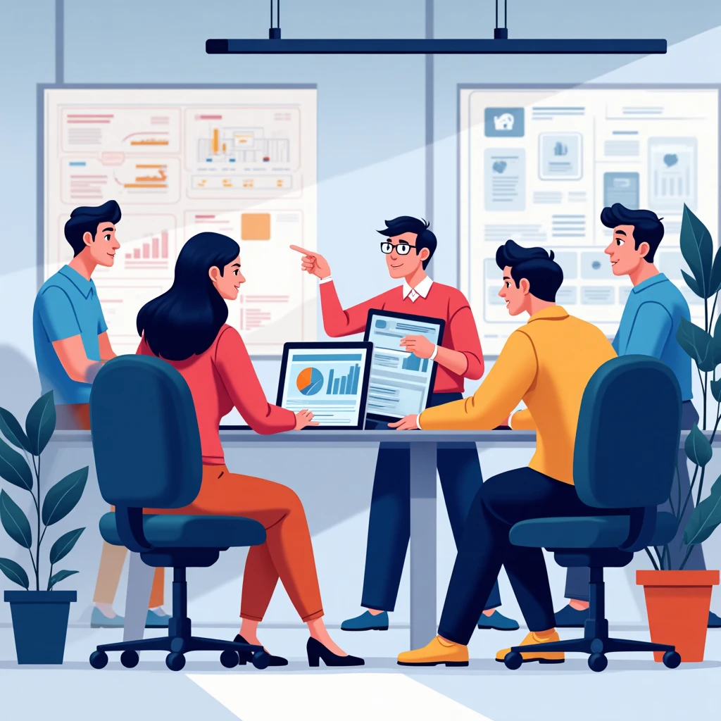 Startup team collaboration