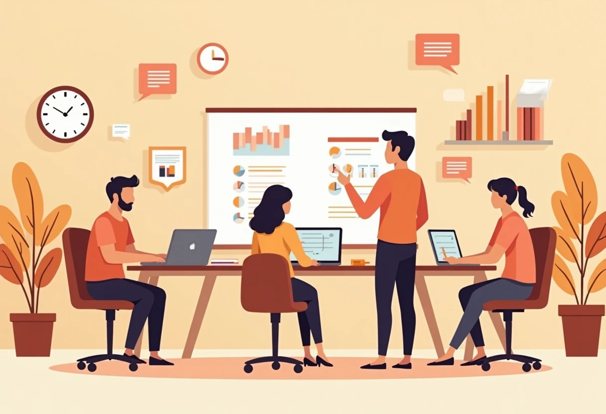 Software-Engineering-Team bei der Arbeit