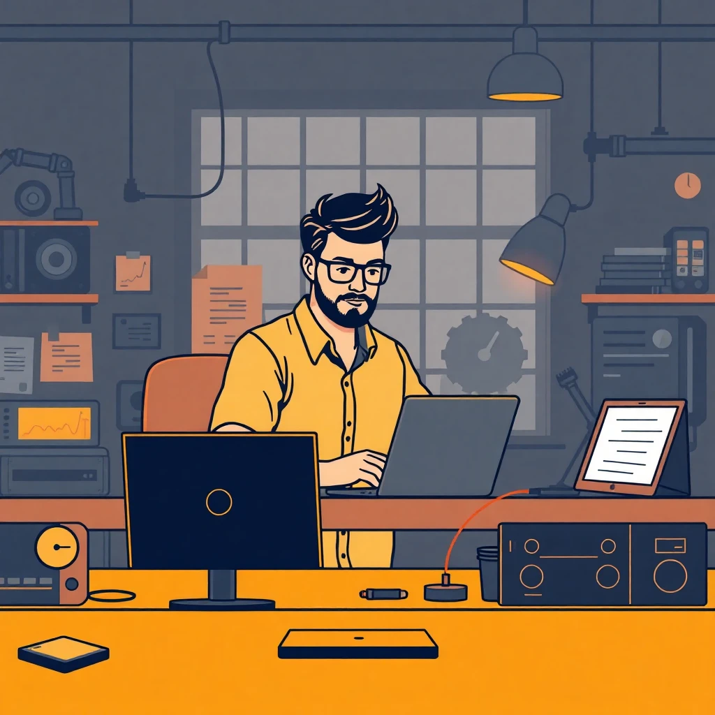 Entwickler im modernen Büro